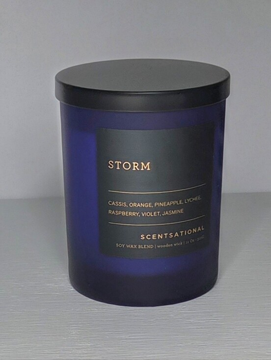 Scentsational Other - STORM Scentsatioal Wooden Wick Rare Blue Fragrant Candle